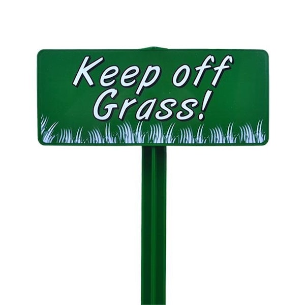 Evermark EverMark SSKT05-05 Keep Off Grass Sign with Forest Green Stake Kit SSKT05-05 - main